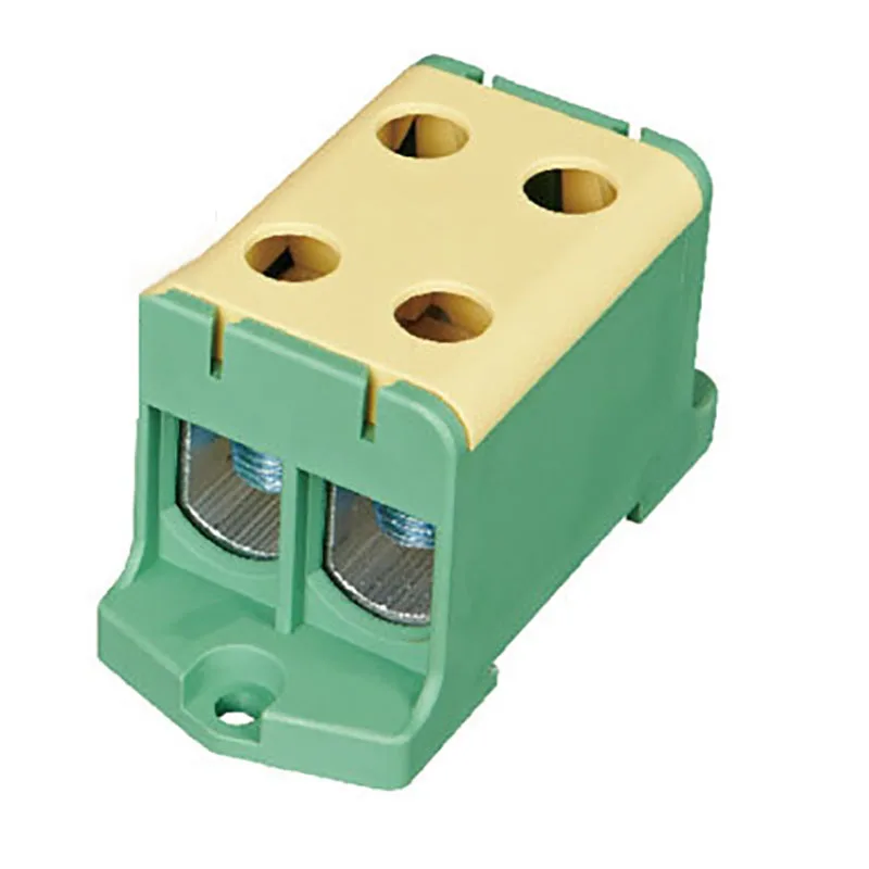 Terminal 95mm2 800V DIN Rail Mounting JUT10-95/2 Block Wire Two-In Two-Out Electrical Connection Cable Wiring Copper PA66