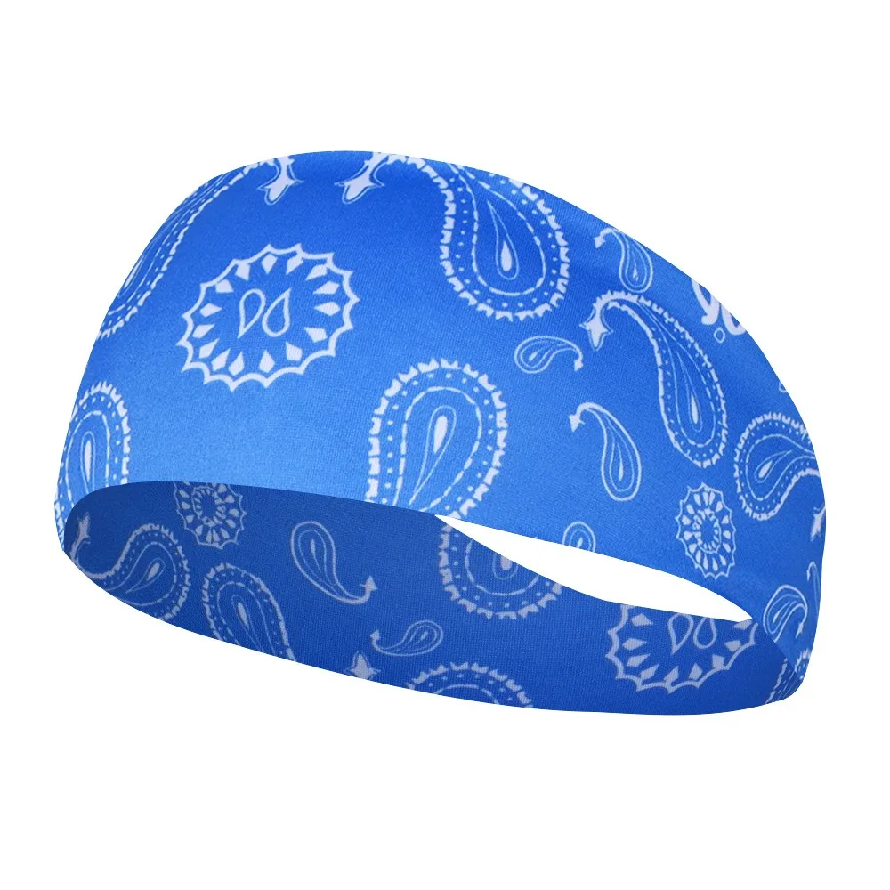 Portable Absorbing Sweat Fitness Sweat Guide Sweatproof Elastic Antiperspirant Band Running Headband