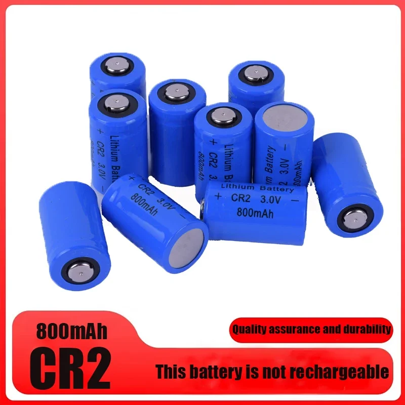 PURFIELD 800mAh CR2 3V DLCR2 ELCR2 CR15266 Lithium Battery For Digital Camera Printer Rangefinder Flashlight Dry Primary Battery
