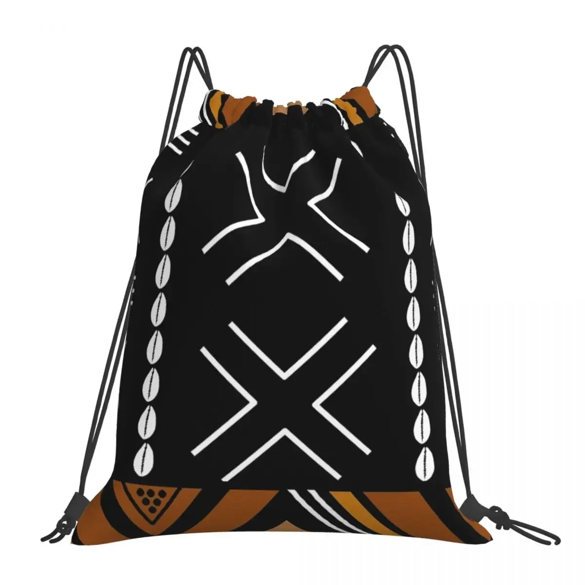 Mochila De diseño Bogolan de tela de barro africana, bolsas con cordón portátiles, paquete de cordón, bolsillo, bolsa deportiva, bolsa de libros, viaje, escuela