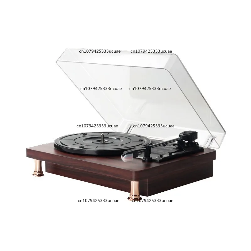 Manual Pointer Type Super Bass Plug-in Wireless Bluetooth Vinyl Record Player Night Shanghai Retro