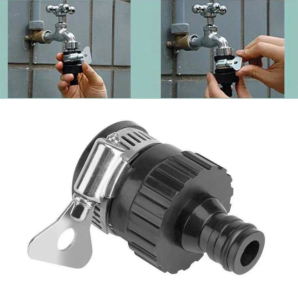 Universal Garden Hose Pipe Fitting Faucet Adapter Kitchen Bath Tap Mixer Tap Faucet Multi-function Faucet Adapter O-ring Water