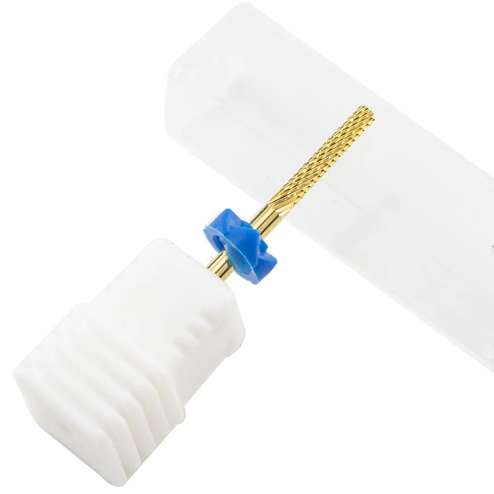 Punta da trapano per unghie professionale 3/32 in carburo di tungsteno per manicure cuticola rimuovi strumenti per fresa per punte da trapano per manicure elettriche