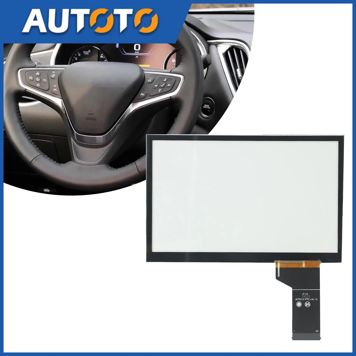 

1pc TDO-WVGA0633F00039 Car 6.3'' 40-pin Glass Touch Screen For VW MIB 200 Car Multimedia Player Navigation Radio LCD Screen