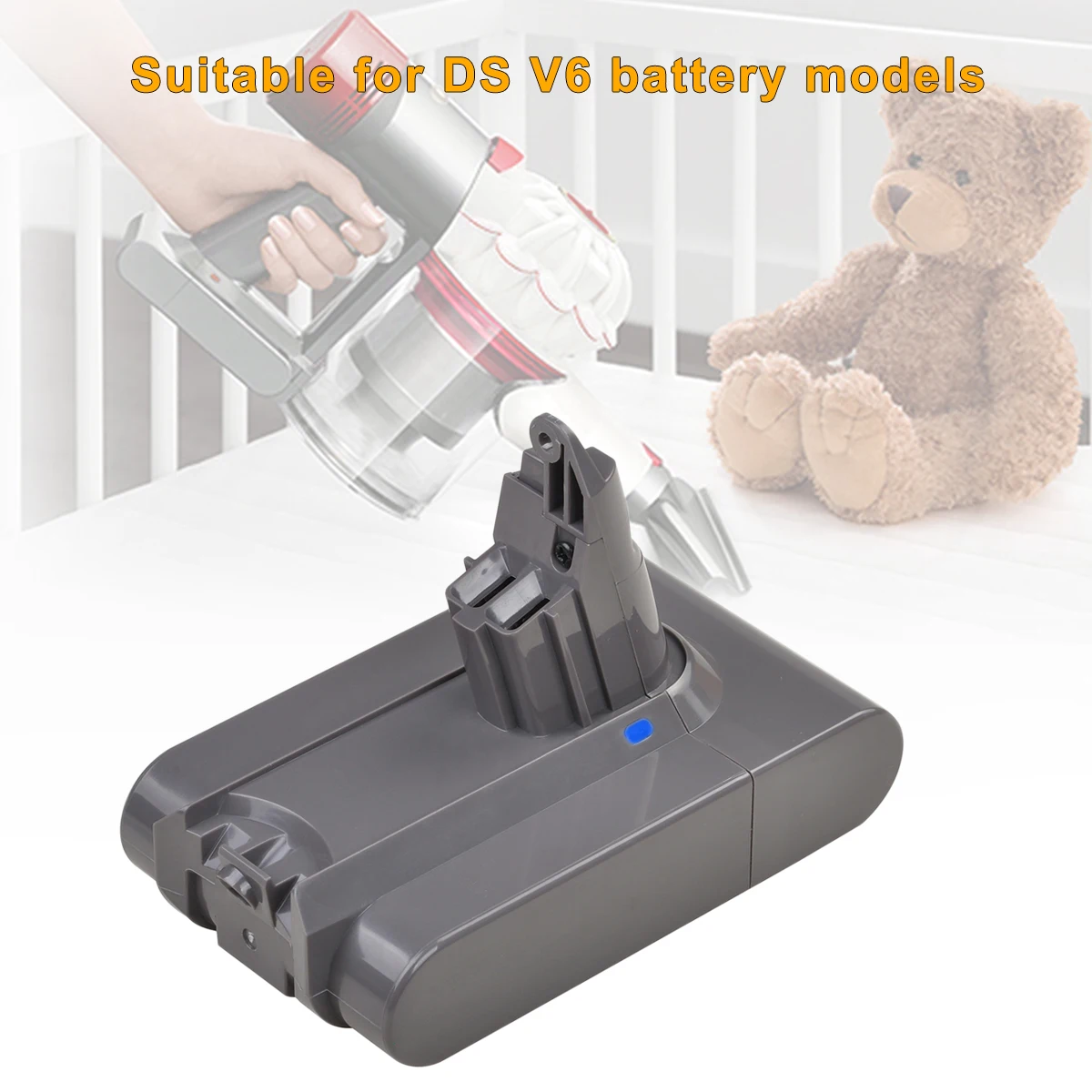 Vacuum Cleaner Rechargeable Battery for Dyson V6 V8 Series SV07 SV09 SV10 DC58 DC31 DC34 Absolute Fluffy Animal Pro Bateria