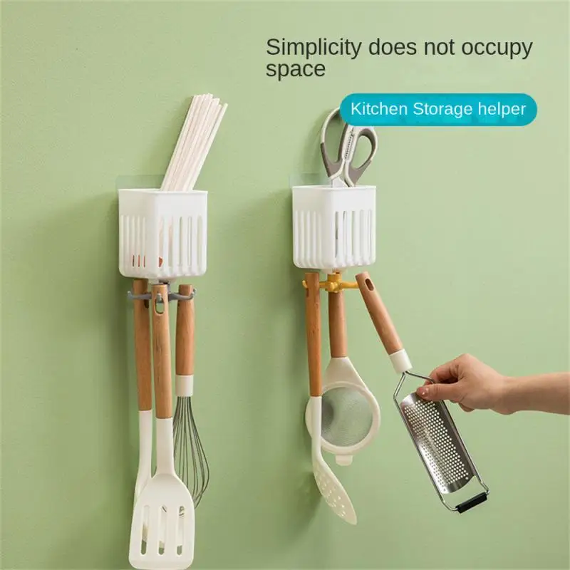 Kitchen Hook Multi-Purpose Hooks 360 Degrees Rotated Rotatable Rack For Organizer And Storage Spoon Hanger Accessories