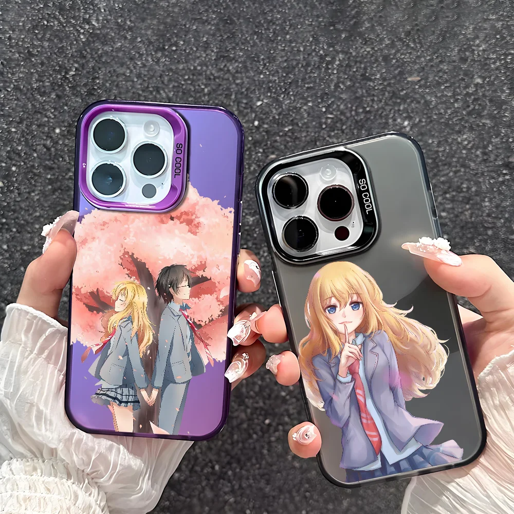 

Anime Your Lie In April Phone Case For Samsung Protective Protective IMD Color Cover S25 S24 S23 A07 A17 A06 4G 5G