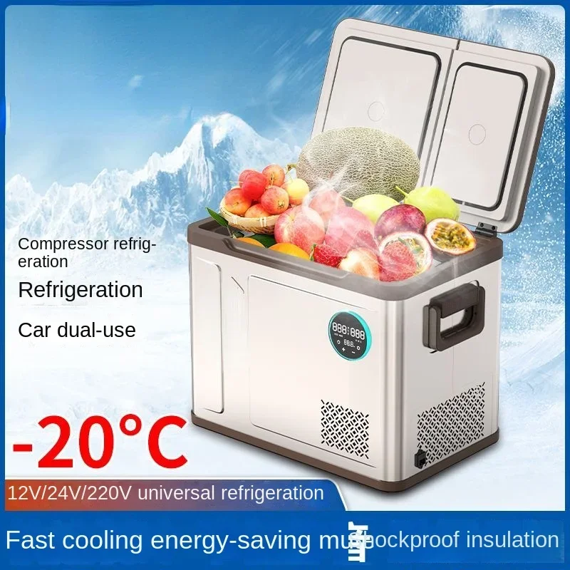 Compressor car mounted refrigerator refrigeration compartment 12V24V freezer