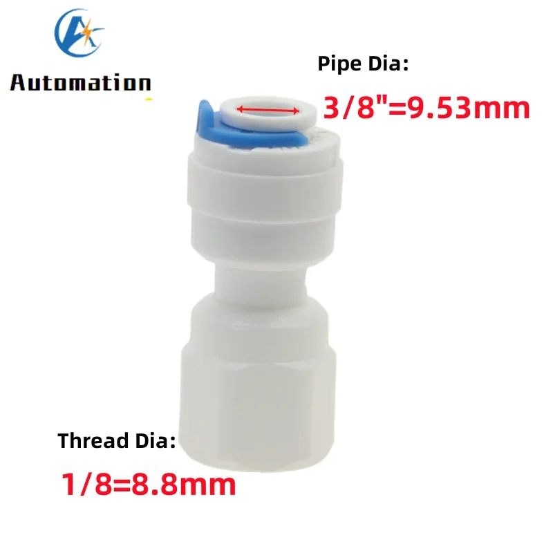 Akcesoria do akwarium RO Szybkozłącze 1/8 1/4 3/8 1/2 3/4BSP Adapter z gwintem wewnętrznym Prosta rurka kombinowana Oczyszczanie wody