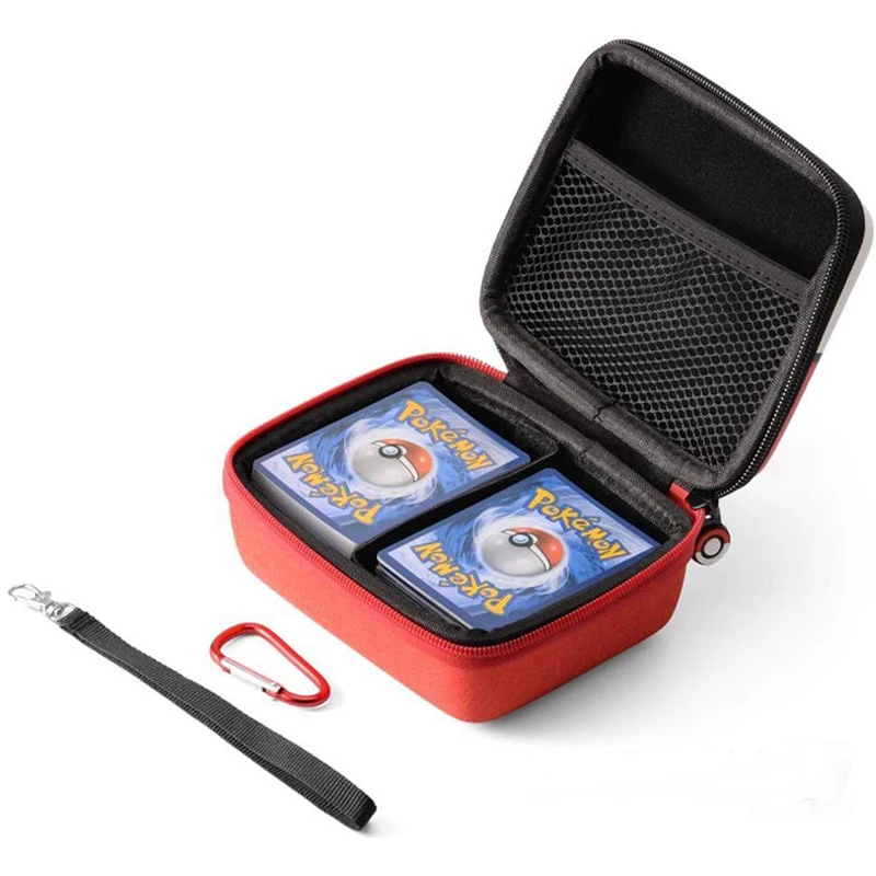 2024 جديد بطاقة الألعاب صندوق تخزين 400 قدرة مجموعة من البطاقات ألبوم هارد شل صندوق تخزين المحمولة ومتعددة الوظائف صندوق تخزين البطاقات