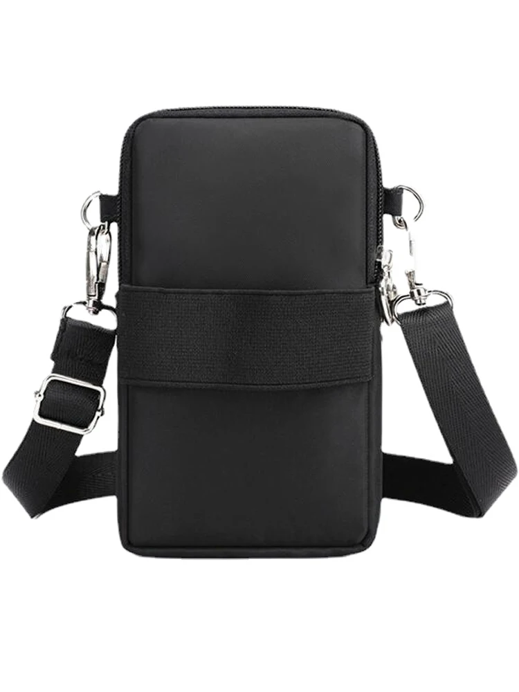 HONGHANYUAN Waterproof Sports Wallet Phone Bag For Mobile Shoulder Pouch Case Belt Handbag Purse Coin Retro Key Holder Small BAG