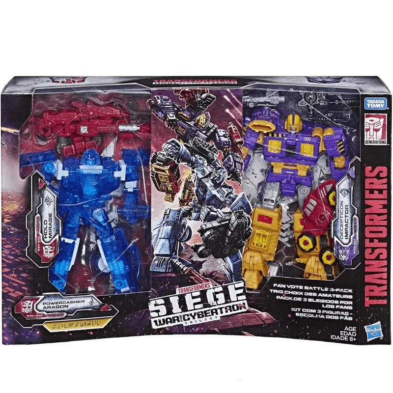 W magazynie Takara Tomy Transformers G seria WFC-S WFC-S55-57 trzyosobowy garnitur Robot Anime Model akcji zabawki prezent