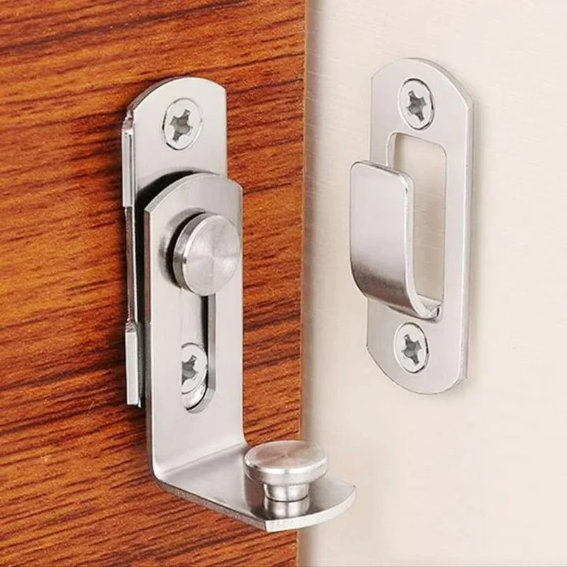 

Door Lock Guard Latch Bolt 90 180 Degree Toggle Latch Sliding Barn Door Lock For Window Door Latch Plug Safety Latc