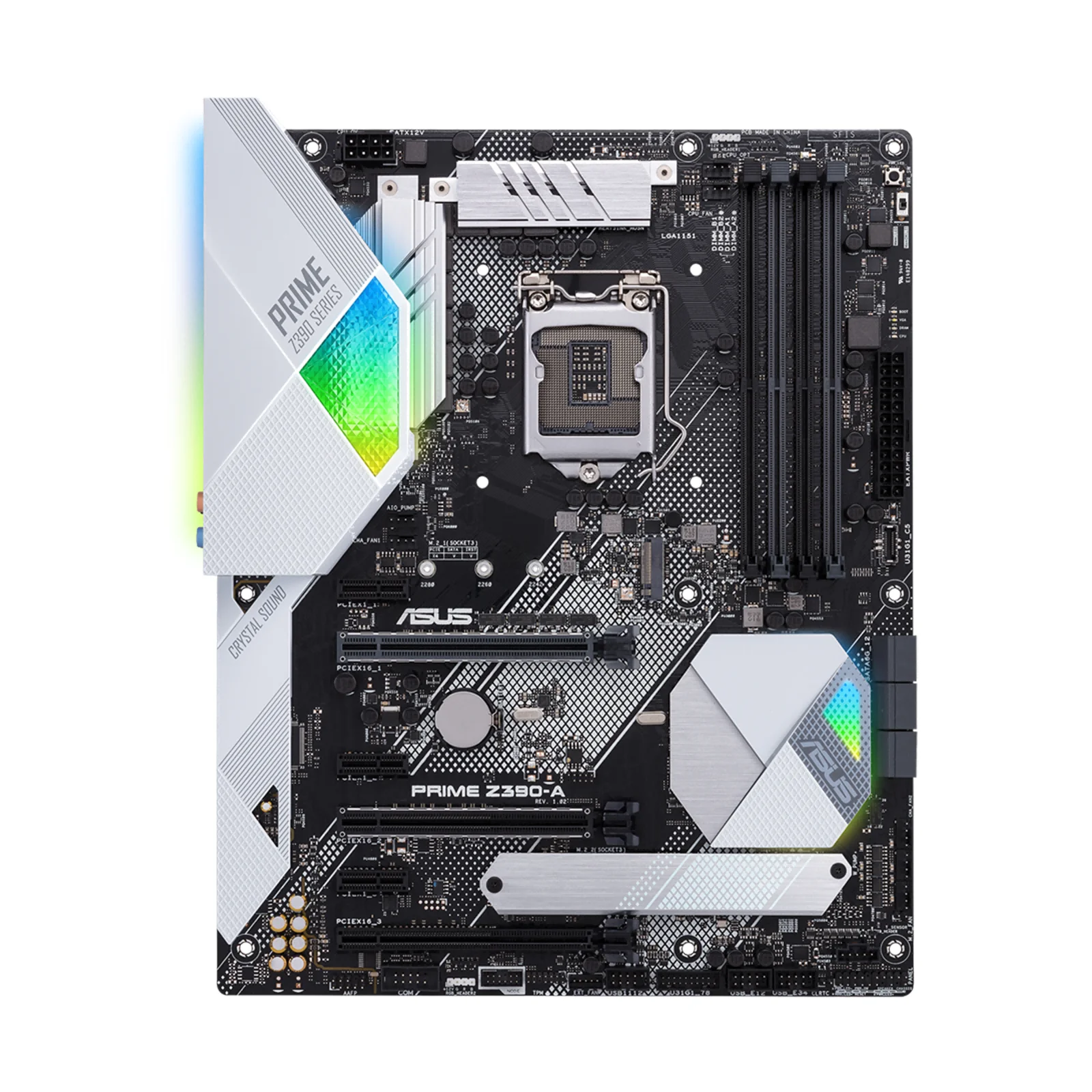 ASUS PRIME Z390-A ATX-Motherboard Intel Z390 LGA1151 DDR4 PCIe 3.0 M.2 SATA Desktop-Mainboard 100 % getestet