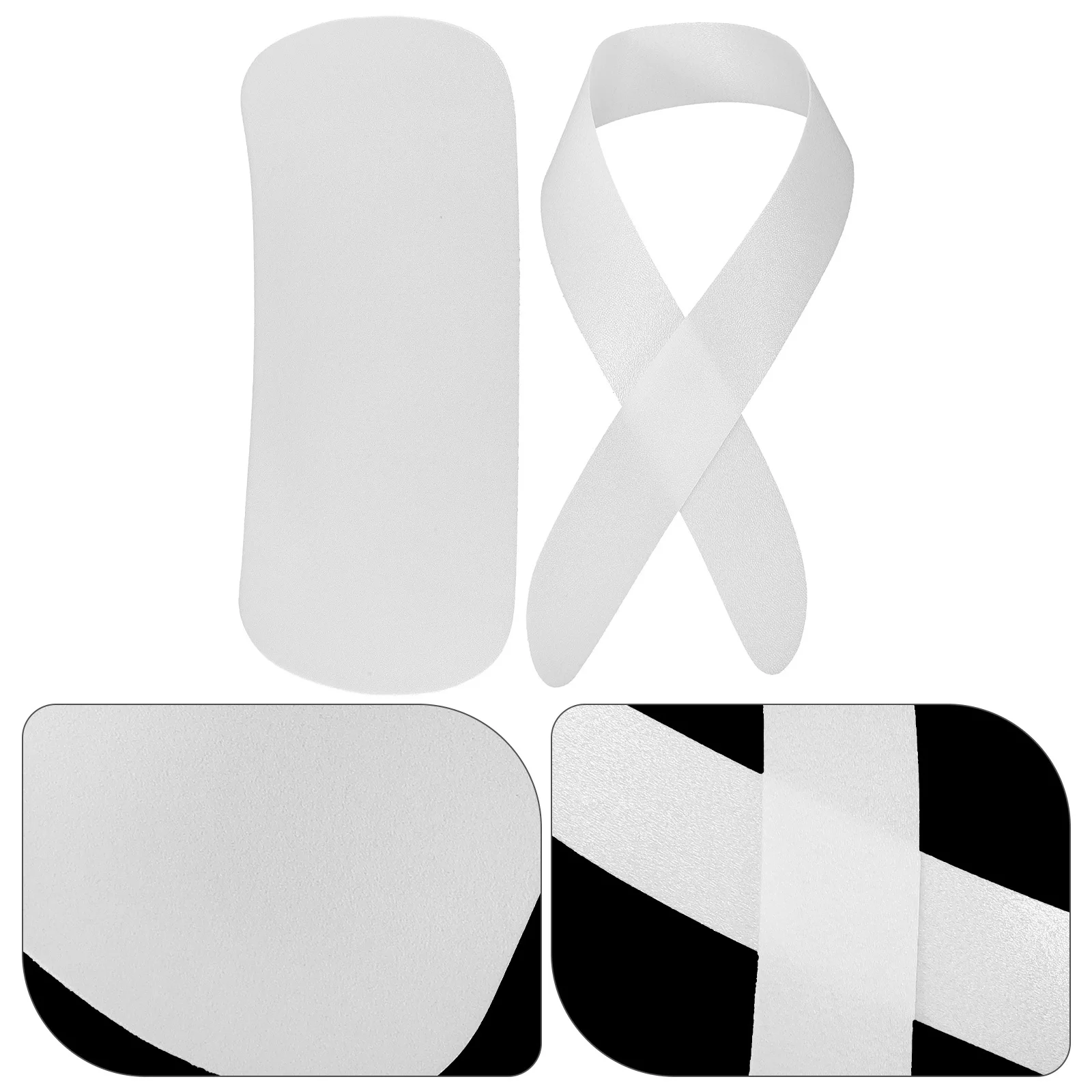 

1 Set Japanese Collar Core Kimono Collar Plastic Belt Board Traditional Kimono Accessory Elegant White Soft Breathable Clothing