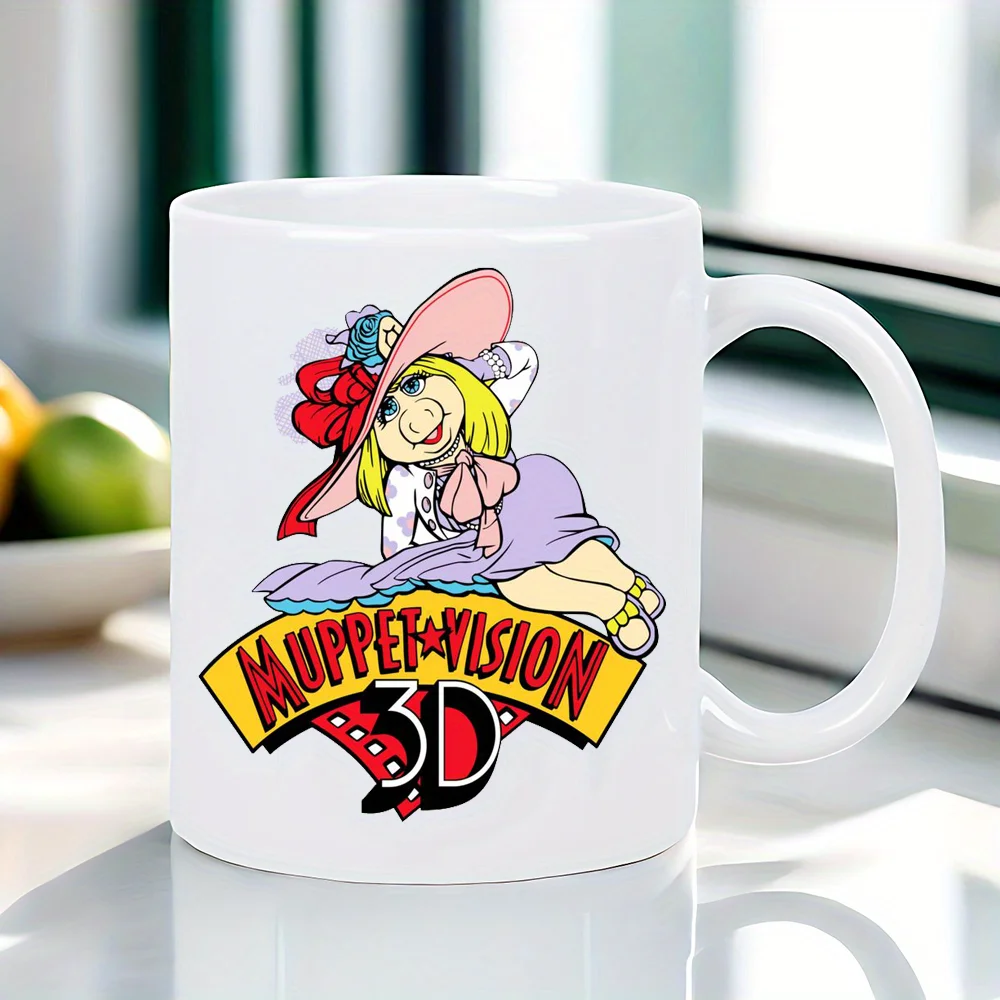 MuppetVision 3D Ceramic Coffee Mug - Officially Licensed, White, Perfect for Muppets Fans, Ideal Gift for Movie Lovers, Unique C