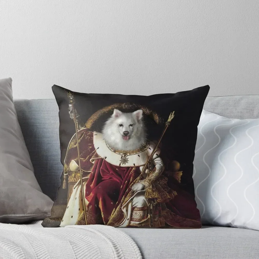 

Dog Portrait - Napoleon Throw Pillow autumn decoration Cushion Cover Luxury Couch Pillows Plaid Sofa pillow