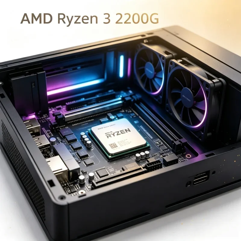 amd-ryzen3-2200g-quad‑core-cpu-am4-socket-integrated-vega-graphics-for-desktop-computer-office-gaming