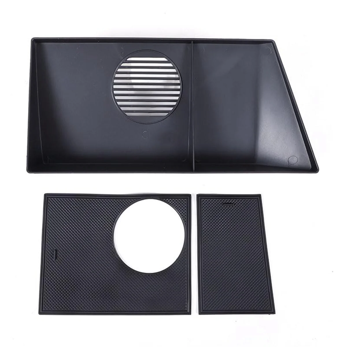 

Для Toyota Land Cruiser 250 Prado LC250 2024, органайзер на центральной консоли за экраном, ящик для хранения приборной панели, скрытый лоток