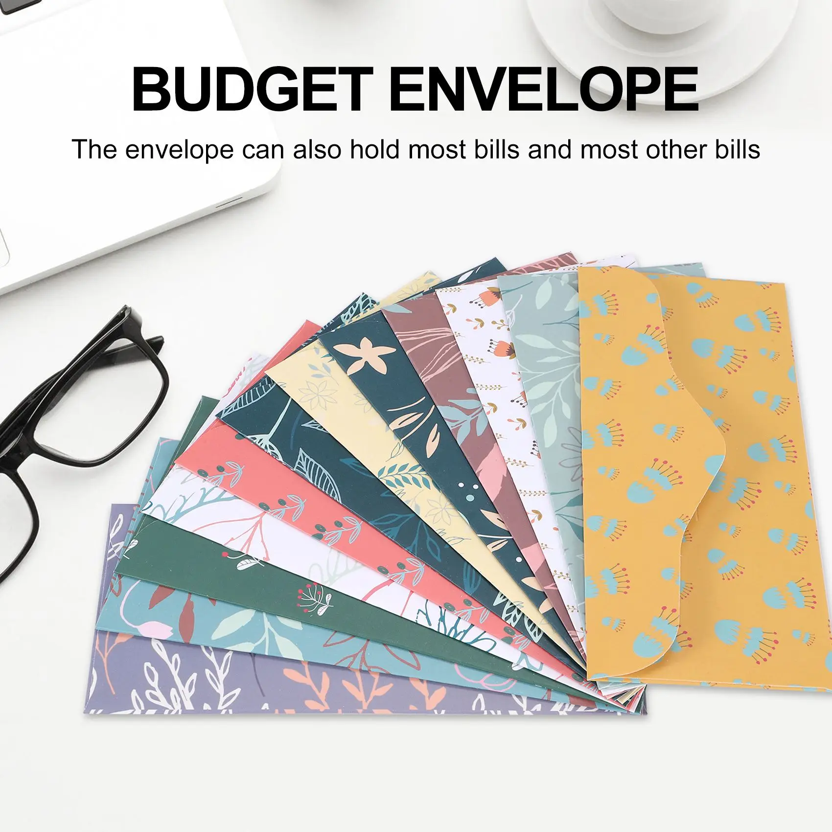 Gfc-12 Pack Бюджетные конверты Ламинированная система денежных конвертов для экономии денег с бюджетными листами для записи финансов