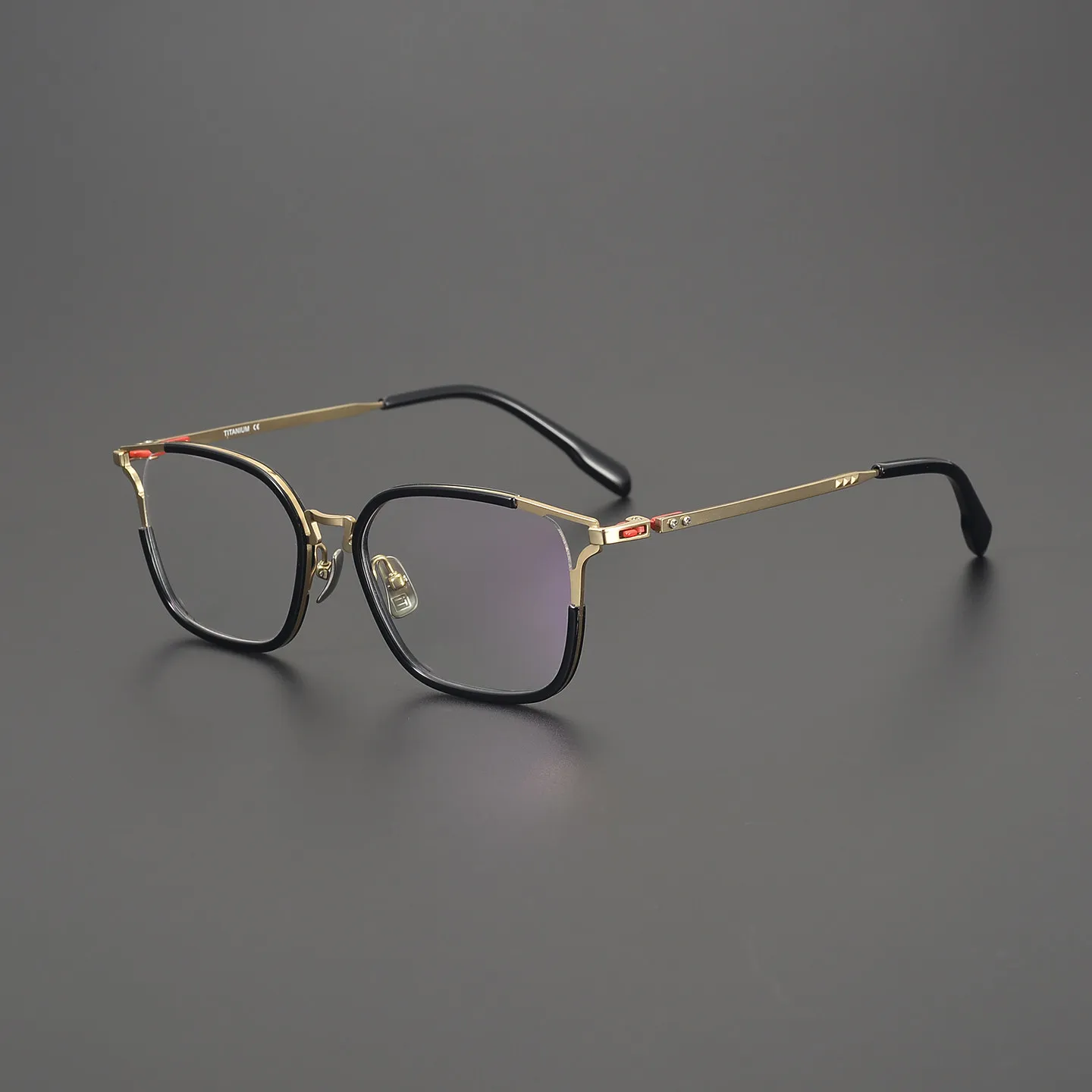

Titanium Business Retro Square Glasses Frame Men's Optical Prescription Custom Eyeglass Women Myopia Reading Top Quality Eyewear