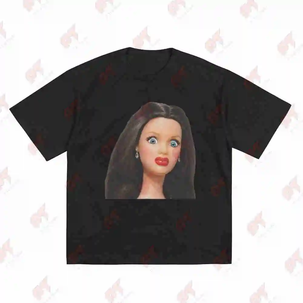 Face Meme Doll Offensive Weird Disgusted Gen Z Shocked Short Sleeve Tee 100% Cotton T-Shirt