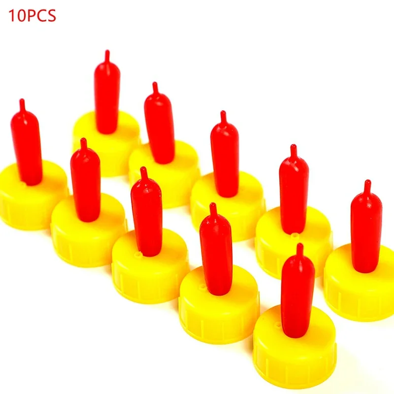 10PCS Animal Feeders Red Silicone Sheep Nipple Mammal Special Feeding Equipment