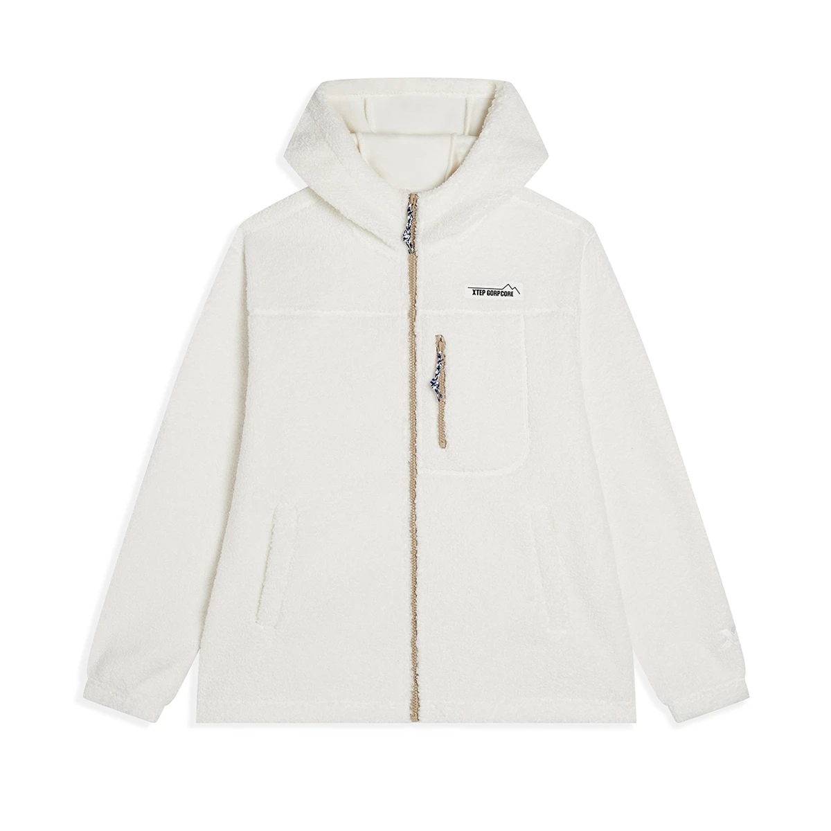 Xtep Stricken für Männer und Frauen Winter weiches atmungsaktives Sweatshirt trendige Retro bequeme Tops 876427940013 5