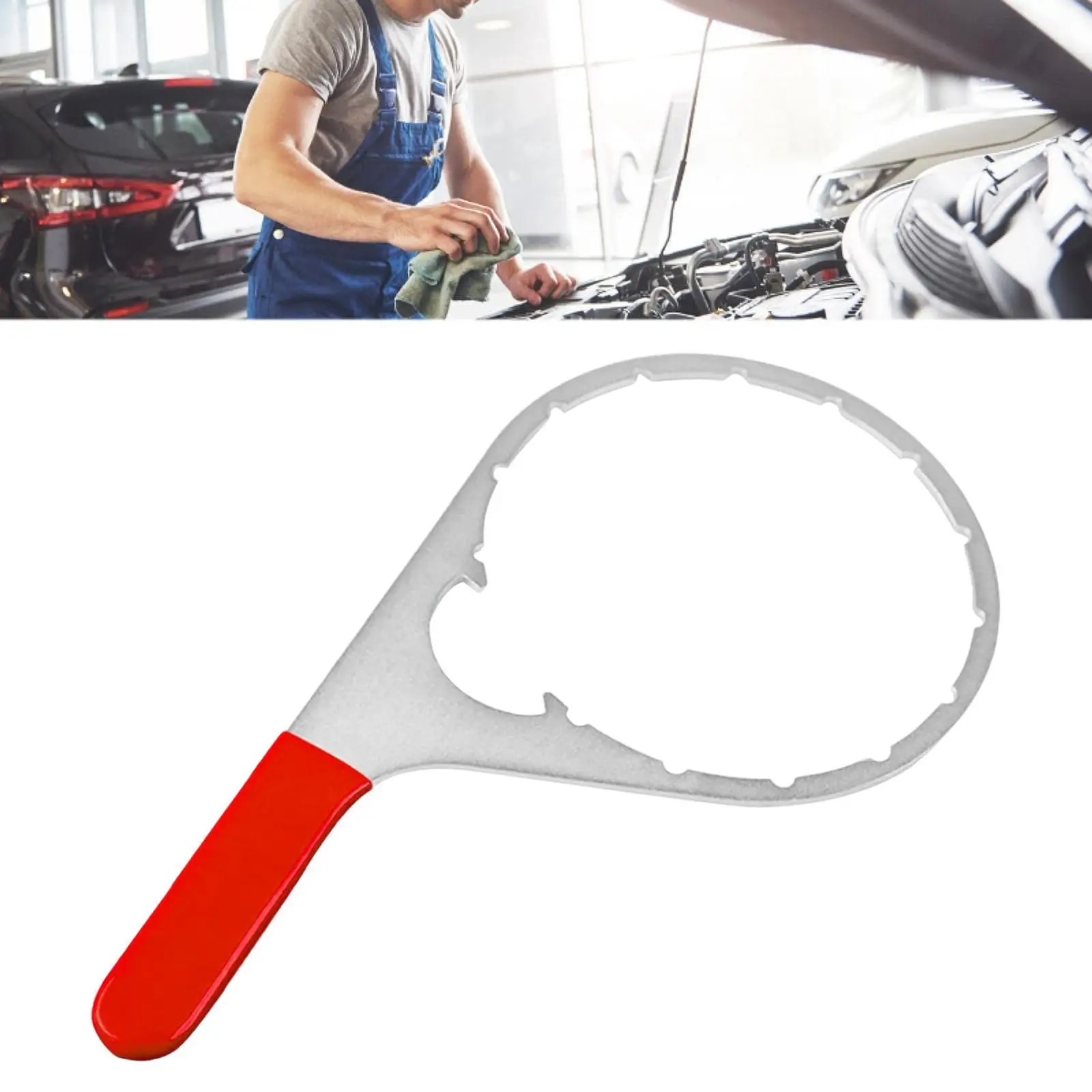 

Vent Cap Fuels Filter Wrench with 6 inch Inner Diameter Spare Parts Easy Grip Metal Nonslip Handle Direct Replaces 380134 382