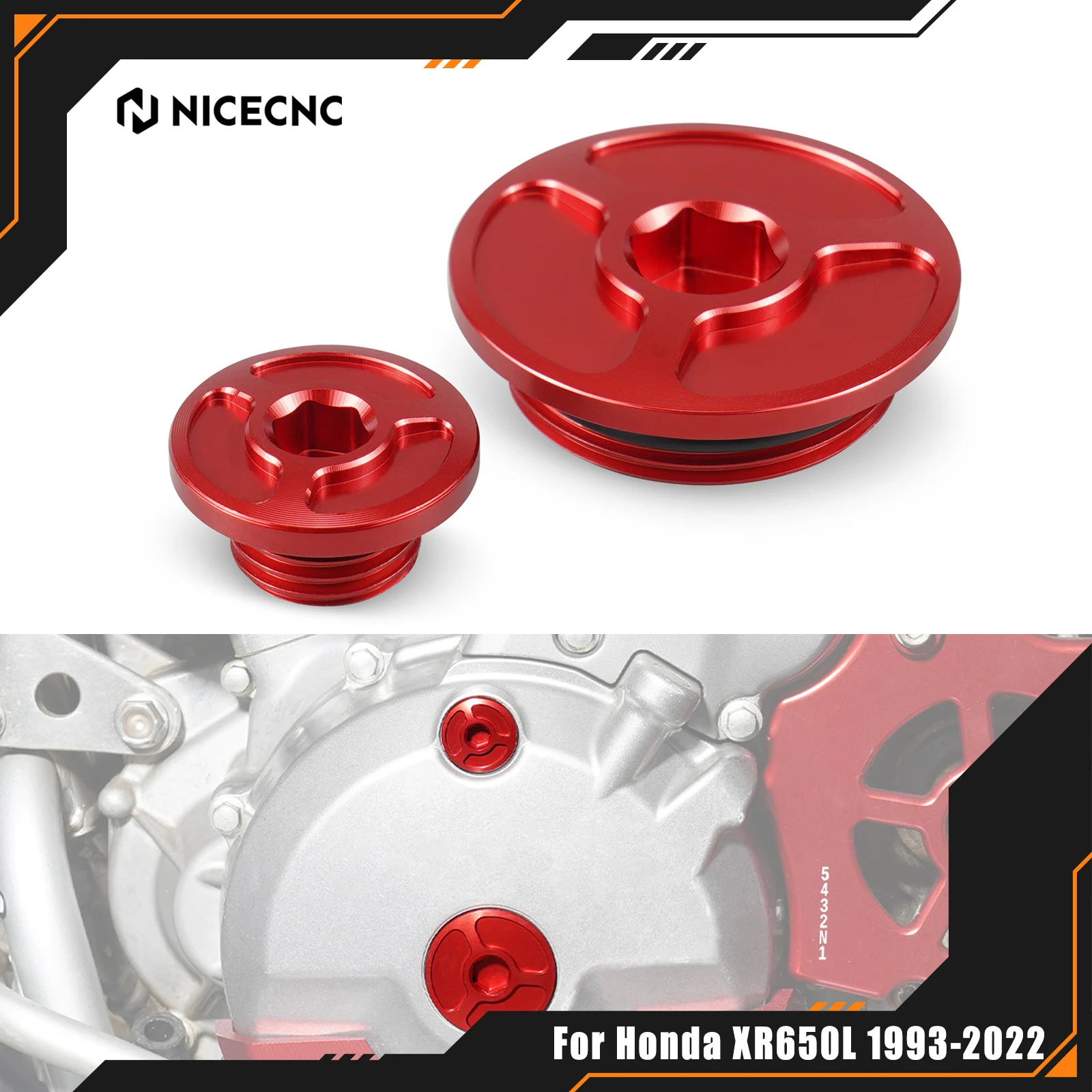 NICECNC для Honda XR650L XR 650L 1993-2022 крышка синхронизации двигателя мотоцикла CRF450R 2002-2016 CRF250R 2010-2017 CRF1000L