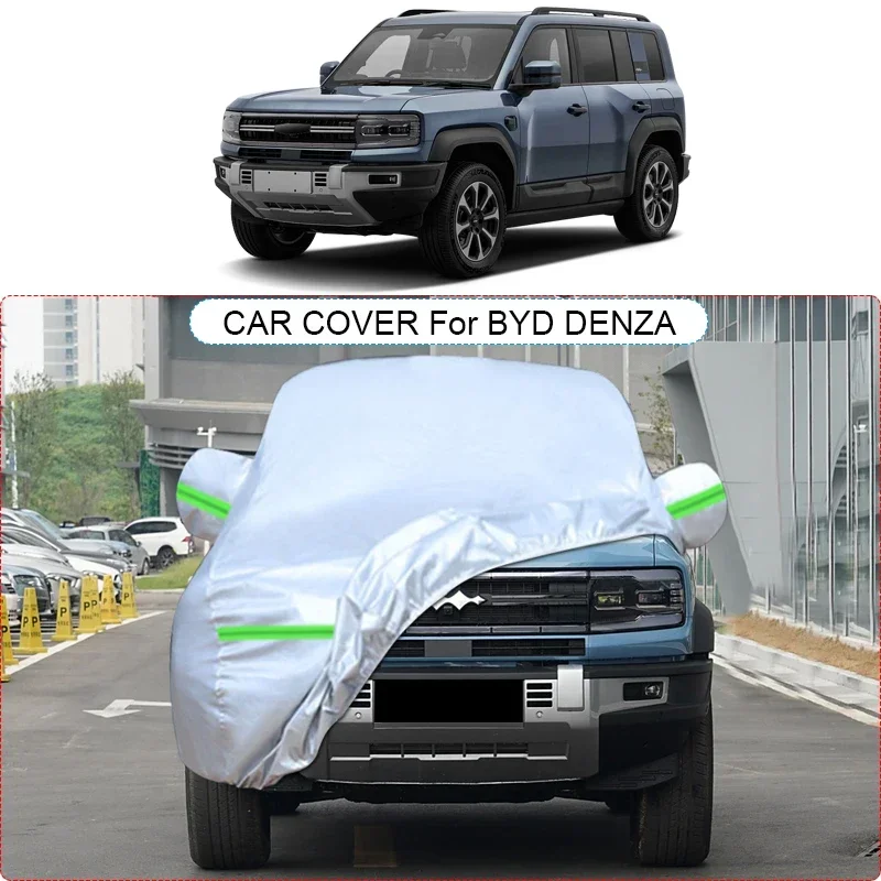 Car Thicken Cover Anti-Rain Snow Waterproof Accessories For BYD DENZA B5 B8 B9 D9 N7 N9 SUPER 3 Z9 Z9GT YANGWANG U7 U8 2023-2025