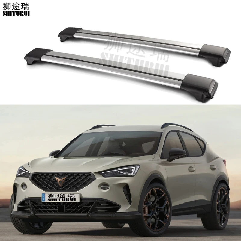 

2Pcs Roof bars For Cupra Formentor 2021+ Aluminum Alloy Side Bars Cross Rails Roof Rack Luggage LOAD 200KG Vehicle