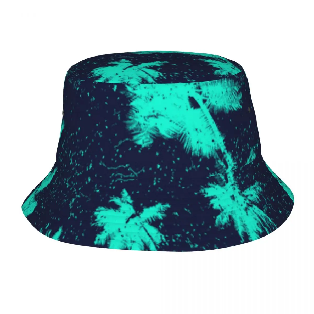 

Панама с рисунком пальмы, рыбака, складная солнцезащитная Кепка для мужчин и женщин