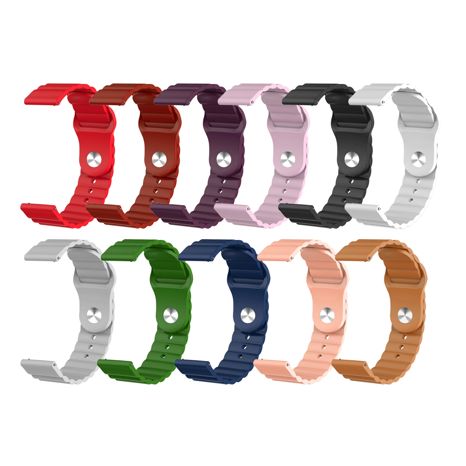 

Pop 22mm 20mm Silicone Band for Galaxy Watch 46mm 42mm Sports Strap for Samsung Gear S3/active 2/Huawei Watch 2 /Amazfit 47mm