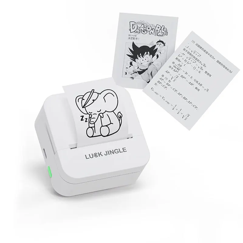 Customized. Dingdang Student Printer Error Printer Small Home Use Connectable to Mobile Phone Photo Label Sticker