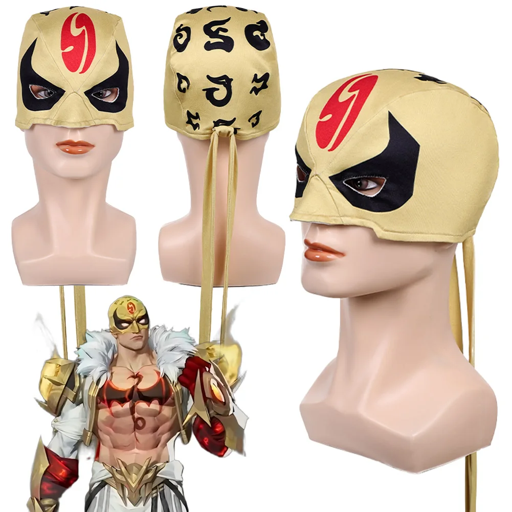 

Fantasia Fist of Iron Cosplay Mask Game Rivals Superhero Disfraz Costume Accessories Men Fantasy Halloween Carnival Party Props