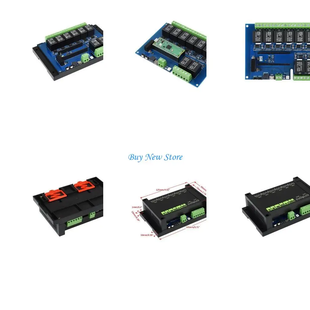 

20CE For RaspberryPi Pico Module Multi-protection Industrial 8-Channel USB 5V