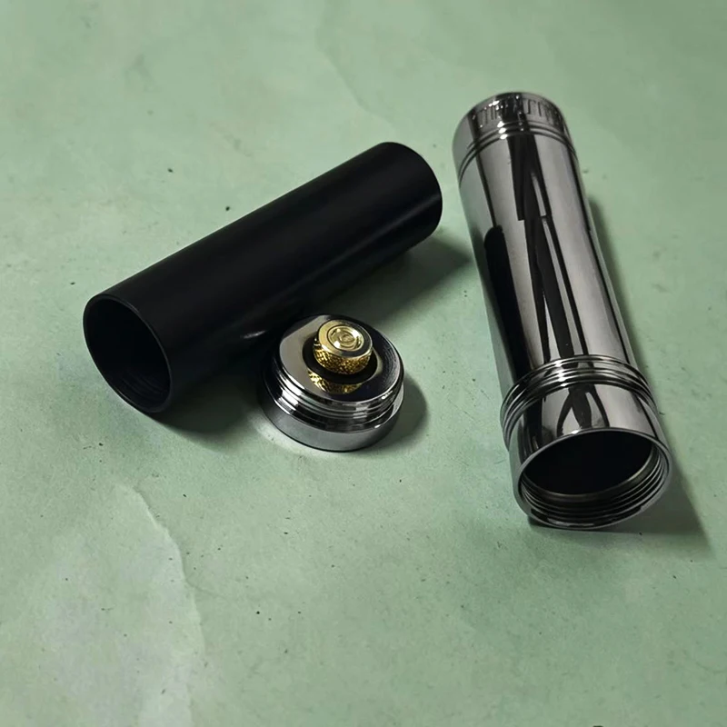 DIY Nashed Admiral mech mod 25mm 20700 Mekanik Mod (dahil değildir) 18650 yedek parçaları için Delrin Kaplı Boru