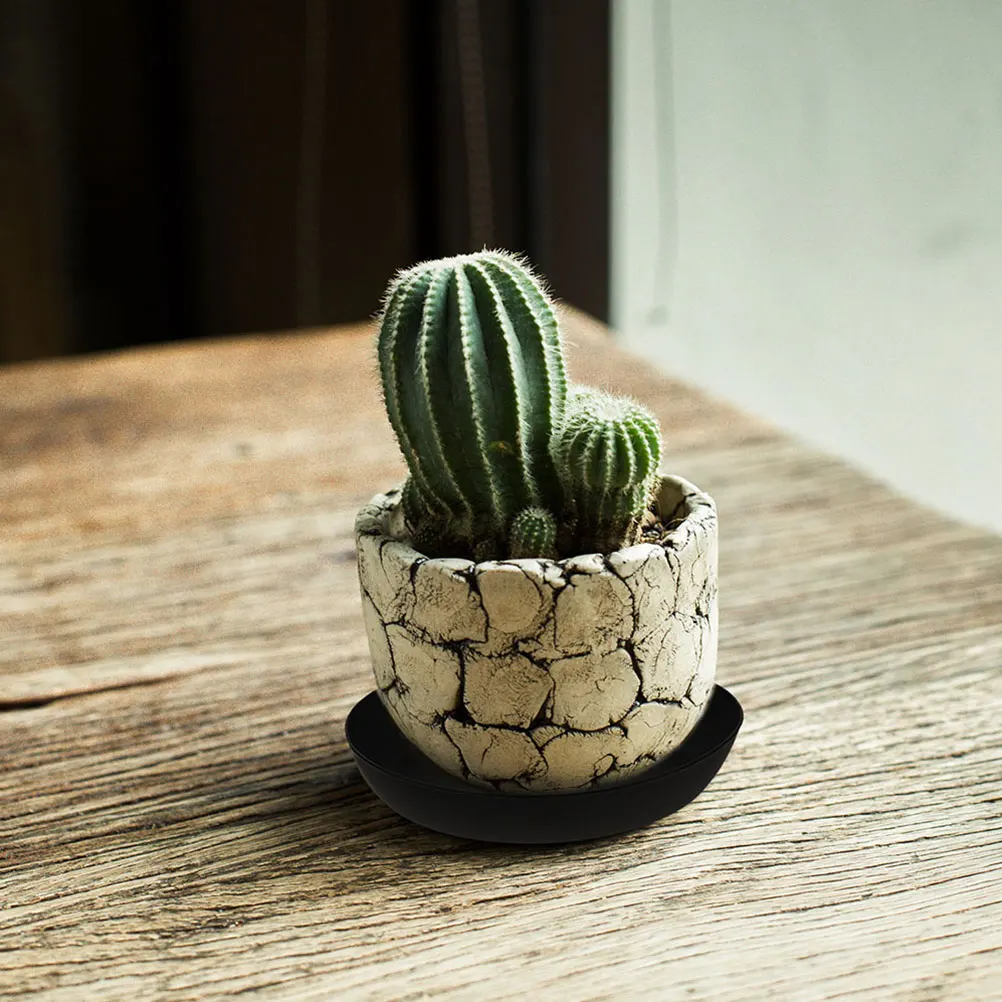 

10pcs Plastic Round Plant Saucer For Indoor Outdoor Water Catcher Tray Drainage Plate Flowerpot Base Planter Holder Garden