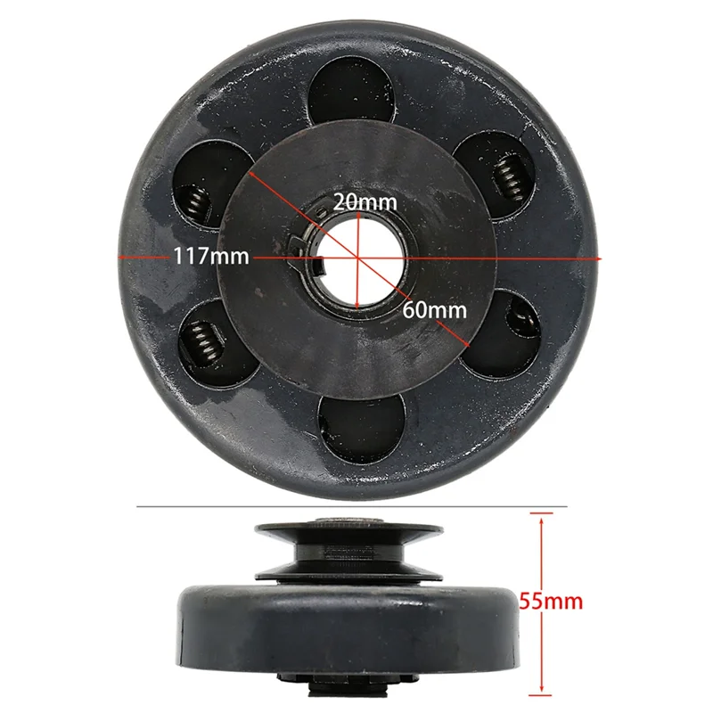 

Centrifugal Clutch Centrifugal Clutch Belt Drive Pulley Clutch For Primarily Mini Bikes
