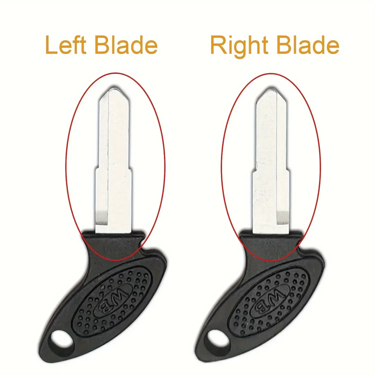 

5PCS uncut motorcycle key blanks for GY6 KYMCO ATV scooters Electric motorcycle left and right grooves durable iron structure