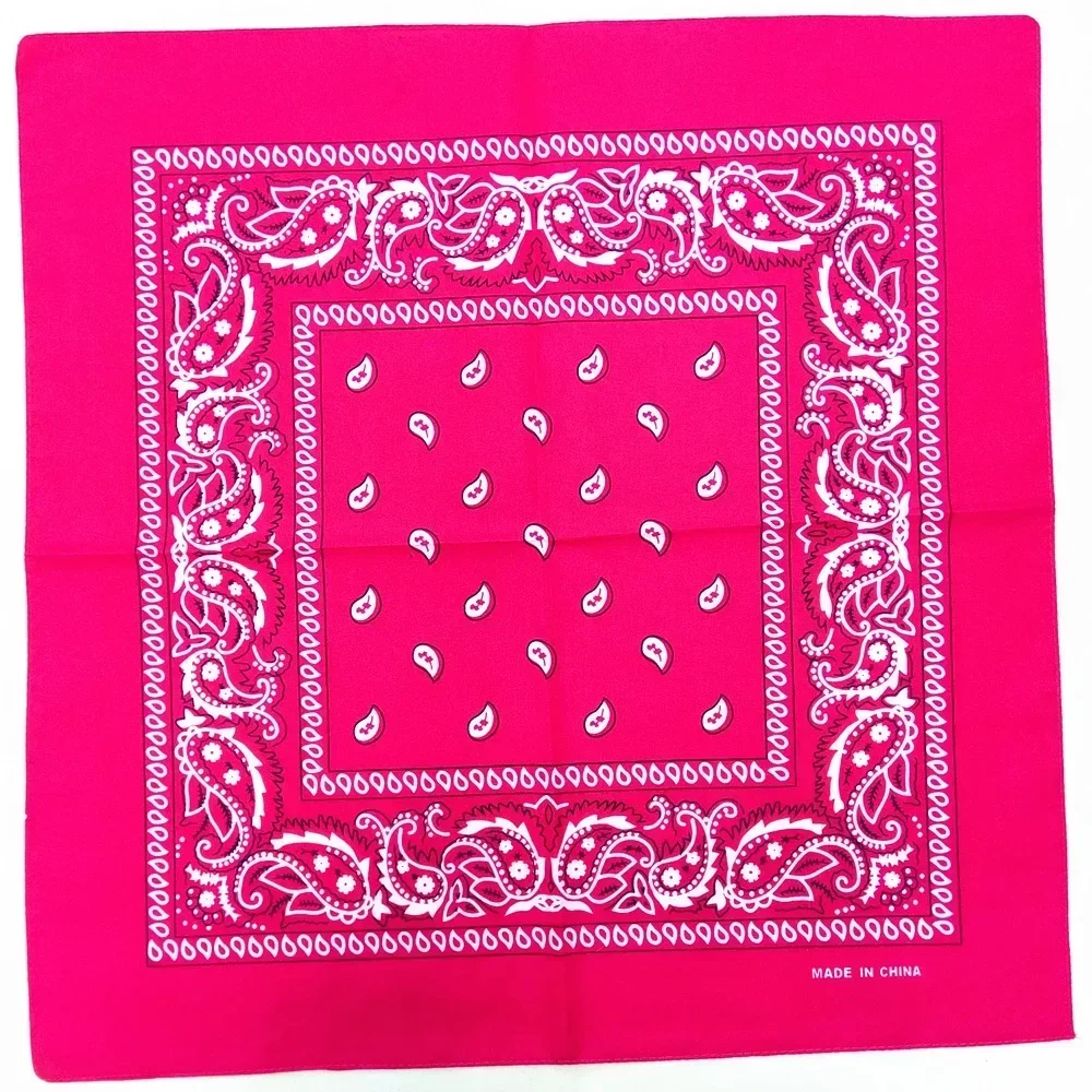 55cm * 55cm Outdoor-Sport Bandana Schal Gesichts maske Reiten Camping Radfahren Kopftuch Rohr Armband Paisley Stirnband Frauen Männer – Detail 21