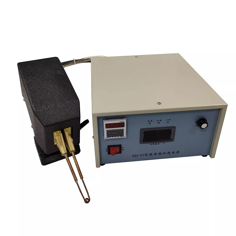 

5KW 220V 500KHZ-1100KHZ HDG-5 super high frequency Induction heating for brazing small parts