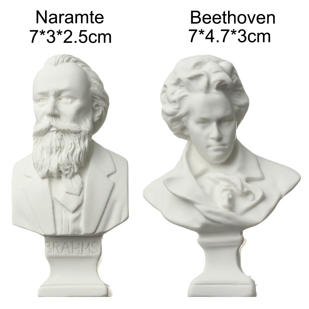 1Pc David Head Portraits Bust Greek Mythology Plaster Bust Nordic Style Sculpture Plaster Statue Celebrities Drawing Home Decor