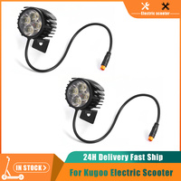 1/2PC Front Light Headlight For Kukirin G2 Pro KUGOO KIRIN G2 MAX Electric Scooter Handlebar Lamp Head Front LED Light Parts