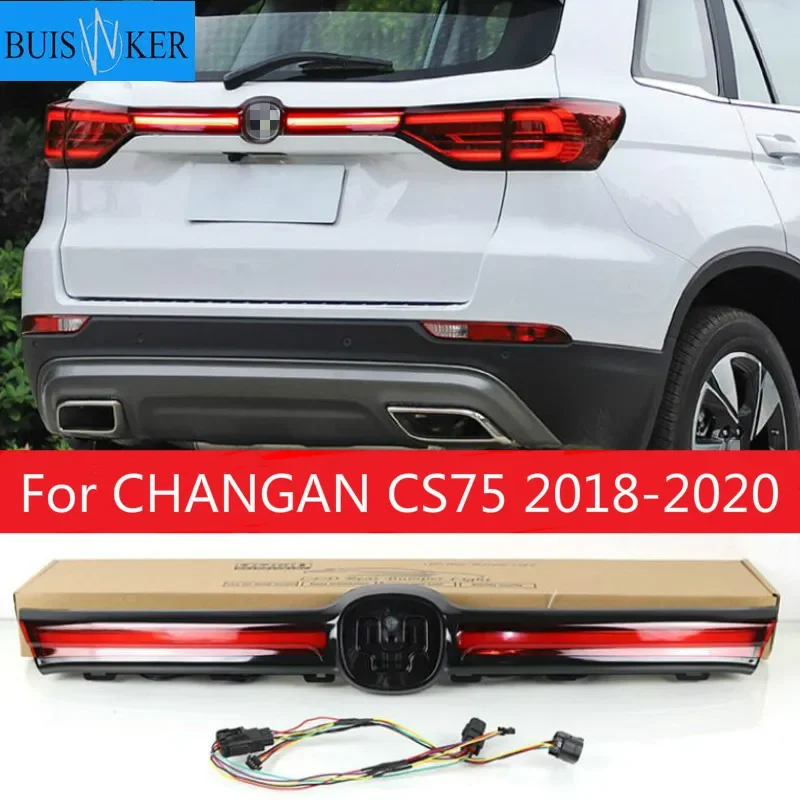 

Car LED Rear Fog Lamp Brake Light Dynamic Turn Signal Reflector Rear Bumper Trunk Tail Light For CHANGAN CS75 2018-2020