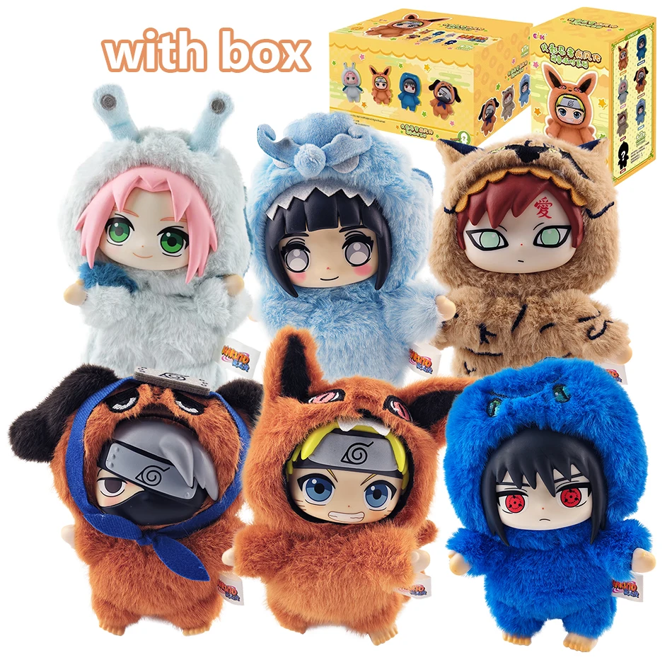 

Наруто слепая коробка высокого качества Shippuden Party Series Узумаки мягкая плюшевая фигурка орнамент коллекция игрушек Рождественский подарок ребенку 1:1