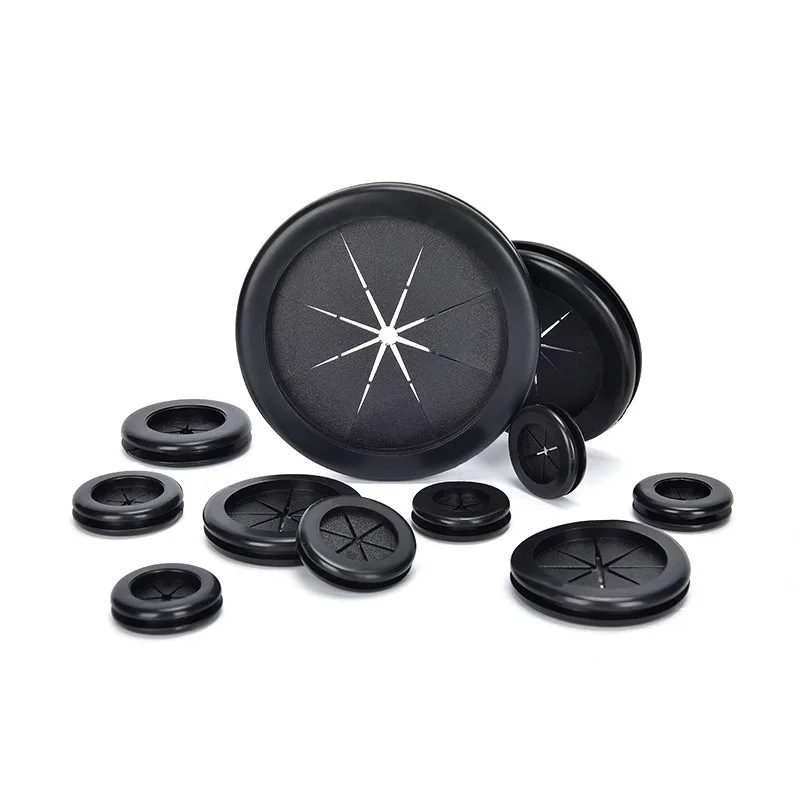 30/50/100Pcs Cable Grommet Gasket Rubber Hole Wiring Cable Washer 20/22/25/30/32/35mm Hole Cover Coil Blanking Wire Protection