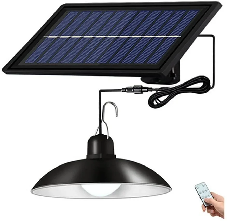 

Solar Pendant Outdoor Waterproof Light Led Solar Powered Lamp with Remote Control Chandelier Camping Outdoor Garden Hanging Lamp