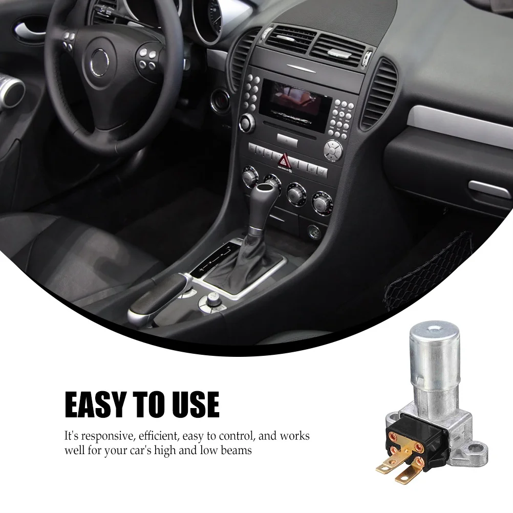 1pc interruttore fari per auto abbaglianti e abbaglianti controllo durevole illuminazione automatica sostituzione controller luce veicolo accessori auto